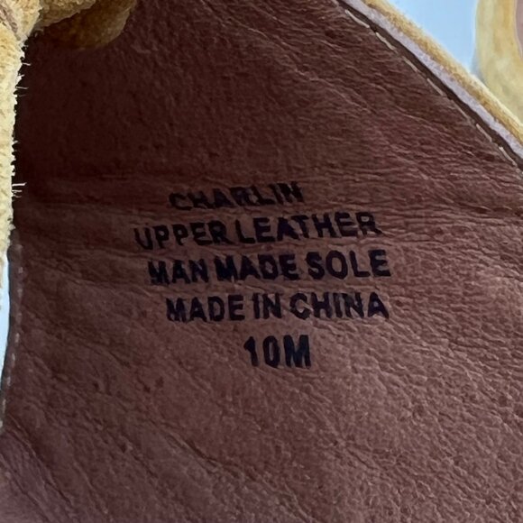 Jeffrey Campbell Yellow Suede Pointed Toe Mules | Size 10 - Picture 5 of 9